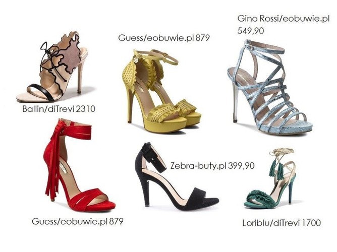 Sandały na szpilce