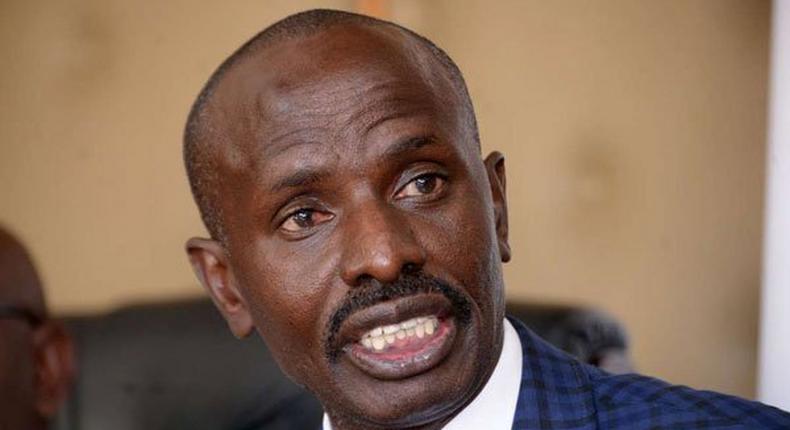 Wilson Sossion before he went for forehead reconstruction surgery