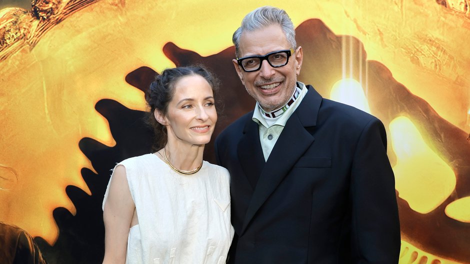 Jeff Goldblum z żoną Emilie