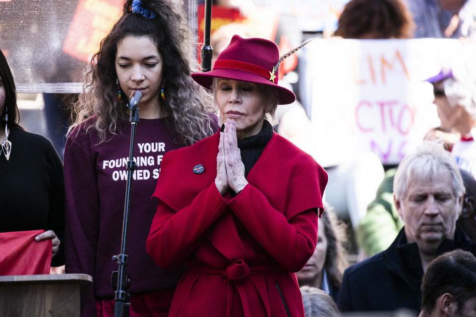 Jane Fonda i Joaquin Phoenix wspólnie walczą o środowisku w przededniu Oscarów