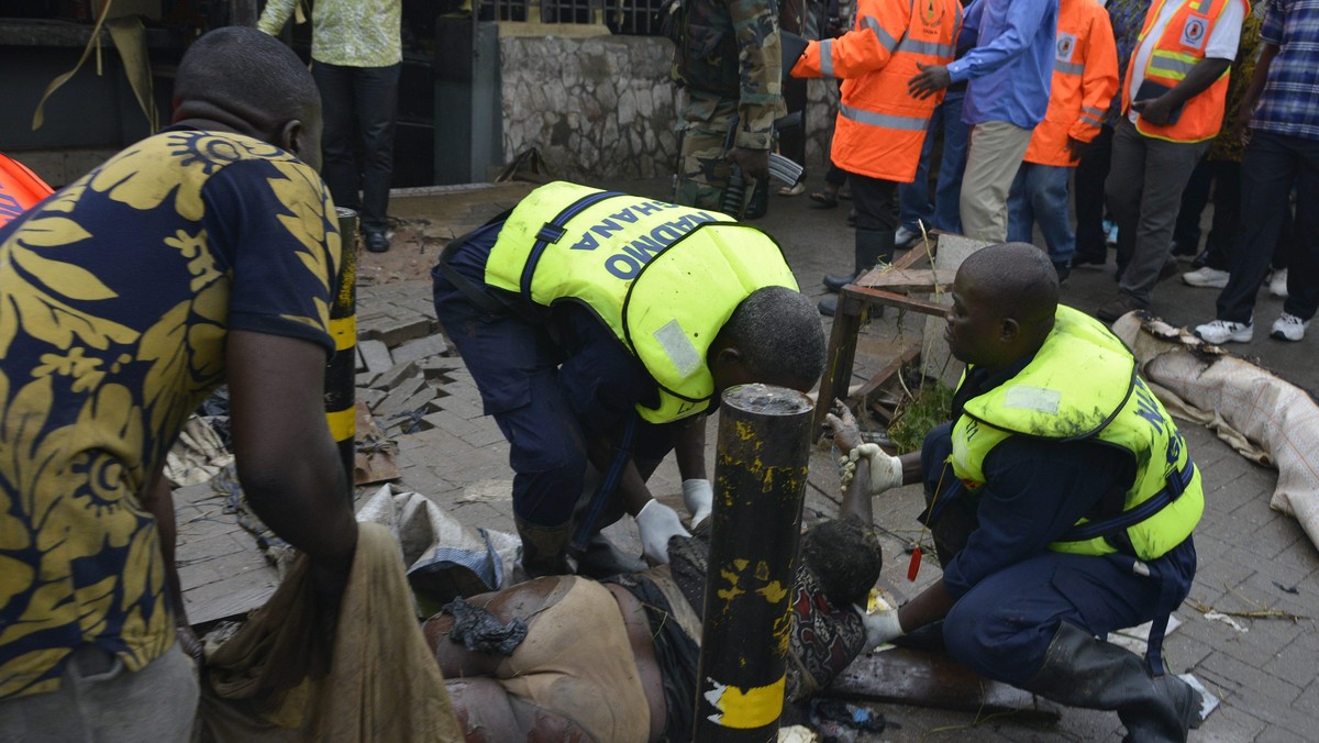 GHANA ACCIDENT PETROL STATION FIRE