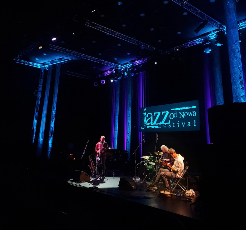 Mikołaj Trzaska na Jazz Od Nowa Festival, 2023 r.