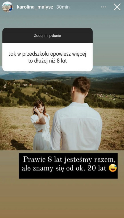 Karolina Małysz na Instagramie