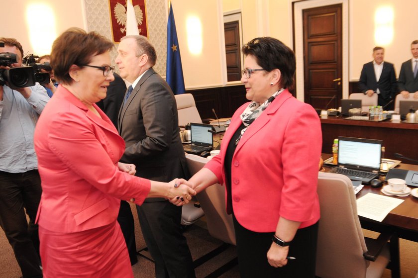 Ewa Kopacz i Teresa Piotrowska