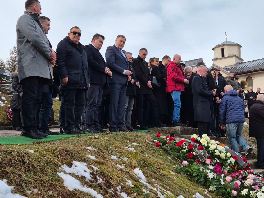 Sahrana Ljiljane Karadžić