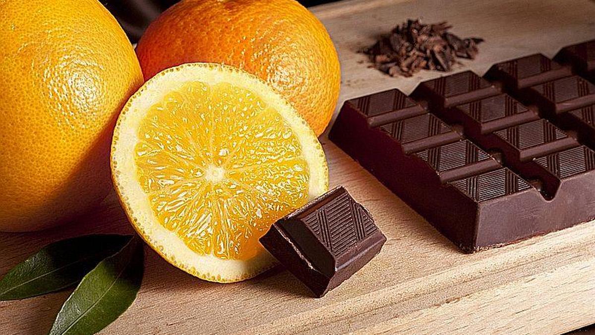 czekolada pomarańcze