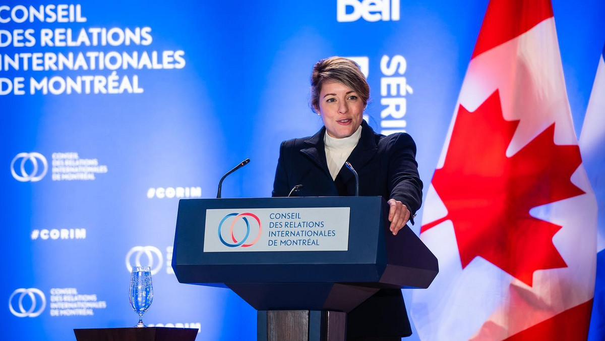 Kanadyjska minister Melanie Joly o Putinie: szuka uzasadnienia kłamstw