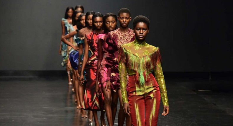 Deola Sagoe's design at 2018 Lagos Fashion week [daughtersofAfrica]