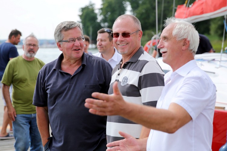 Prezydent Bronisław Komorowski na Mazurach