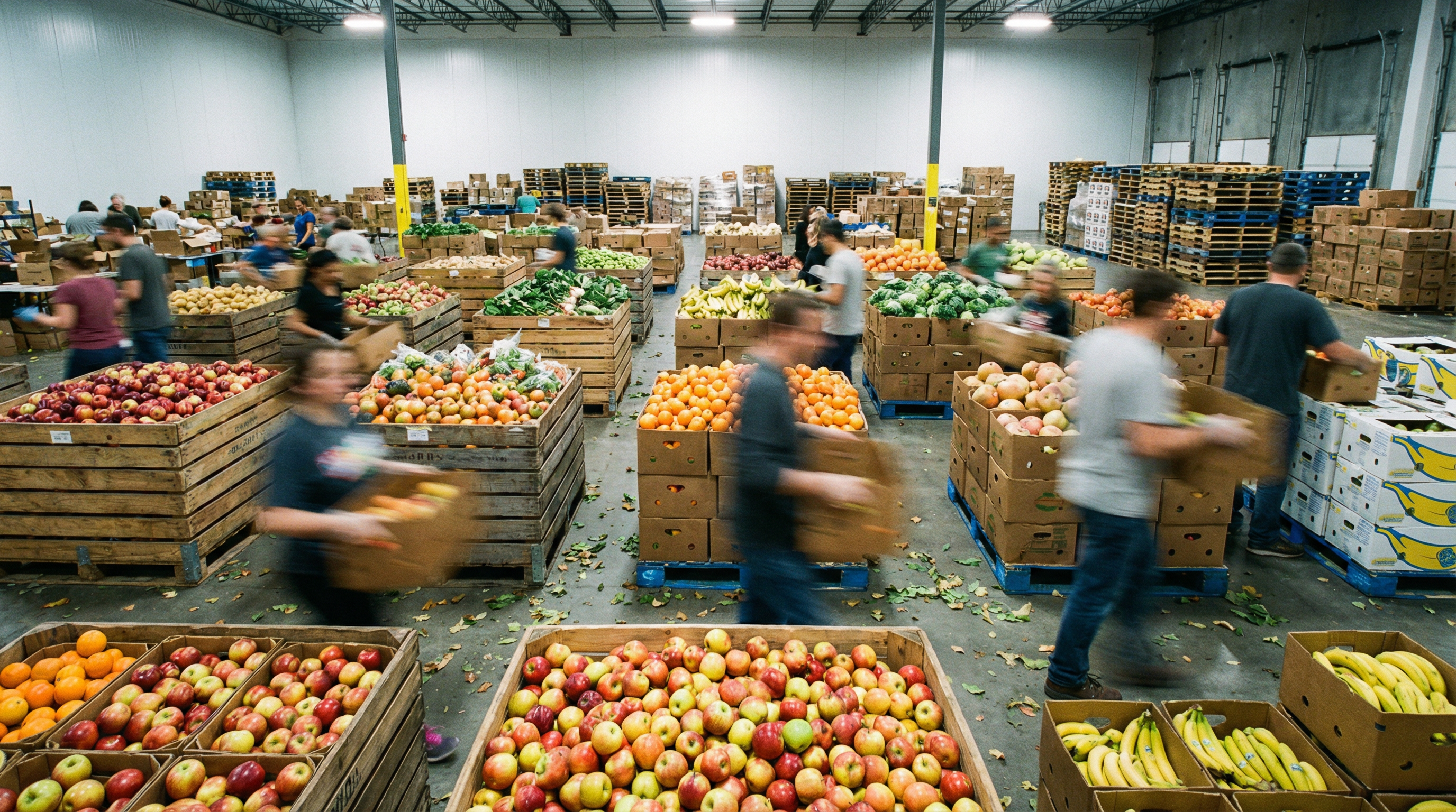 Über 400 Freiwillige retten 45 Tonnen Lebensmittel vor der Mülltonne