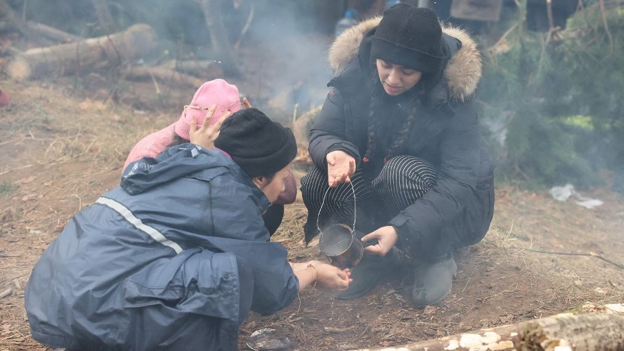  Migranci uwięzieni na granicy polsko-białoruskiej, 12.11.2021 r.