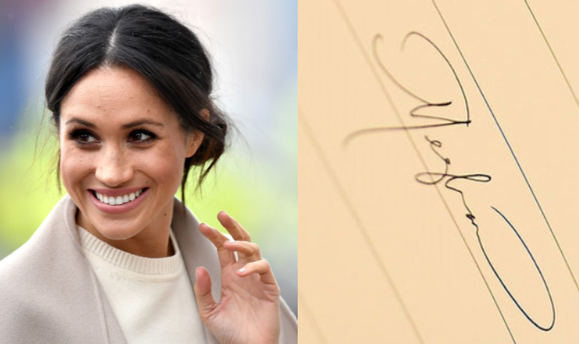 Co charakter pisma mówi o rodzinie królewskiej?  Meghan Markle: