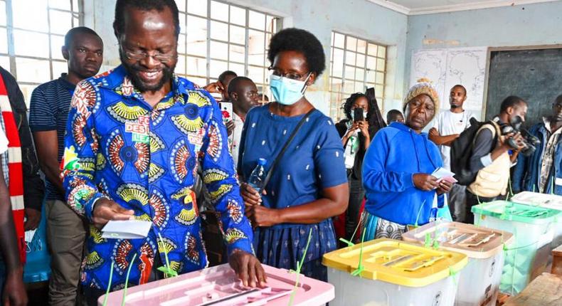 Election présidentielle à Kisumu, au Kenya, le 9 août 2022. James Kayi/AP