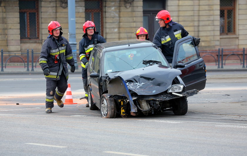 Wypadek na skrzyżowaniu Zachodniej i Ogrodowej 