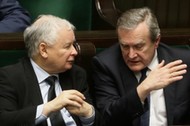 Piotr Gliński i Jarosław Kaczyński