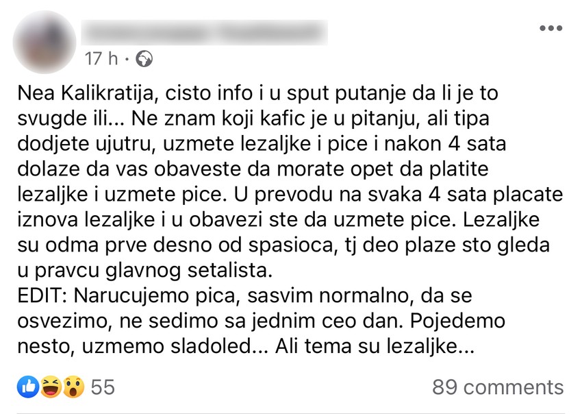 Fejsbuk objava koja je izazvala veliku pažnju