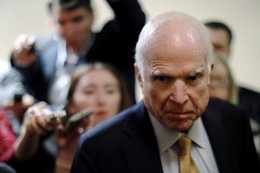 'What's the f------ point?' McCain blasts Hillary Clinton's postelection loss book tour