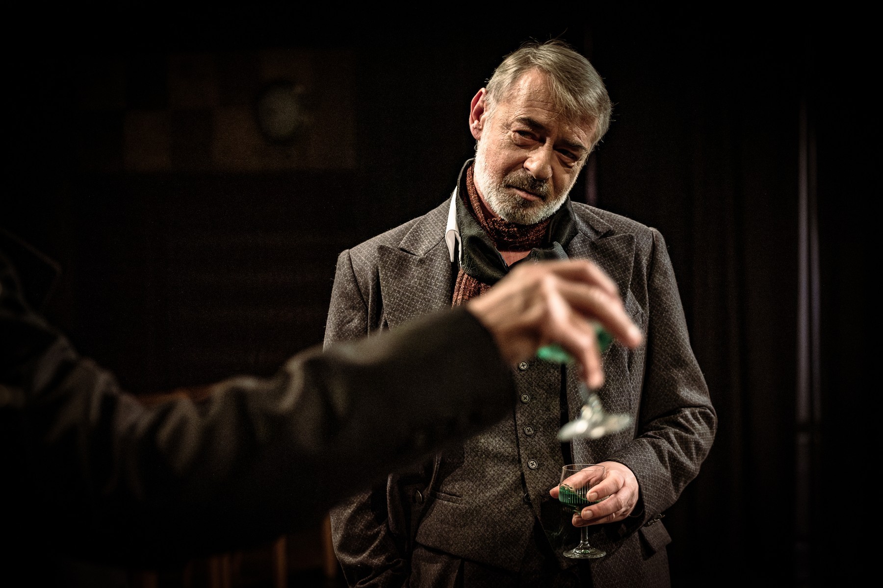 Český herec Jiří Dvořák s dcérou Annou.