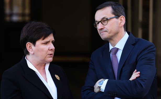 Beata Szydło i Mateusz Morawiecki