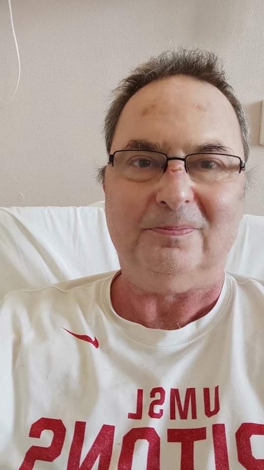 Ez a selfie az 59. kórházi napon készült / Fotó: Szörényi Péter