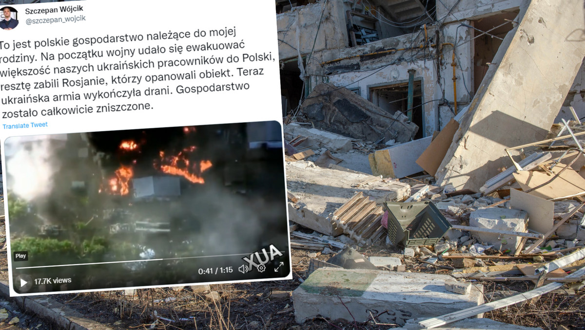 Rosjanie zajęli polskie gospodarstwo w Ukrainie i zabili pracowników [WIDEO]