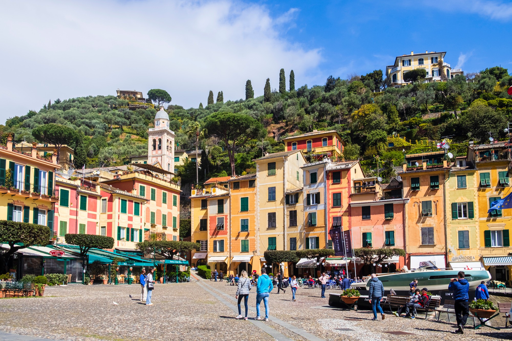 Talianska obec Portofino.