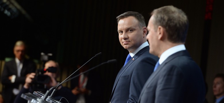 Bruksela: Manifestacje poparcia i sprzeciwu podczas wizyty prezydenta Dudy