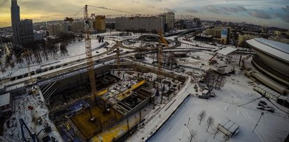 Mydło i poszetka w kapsule pod katowickimi wieżowcami