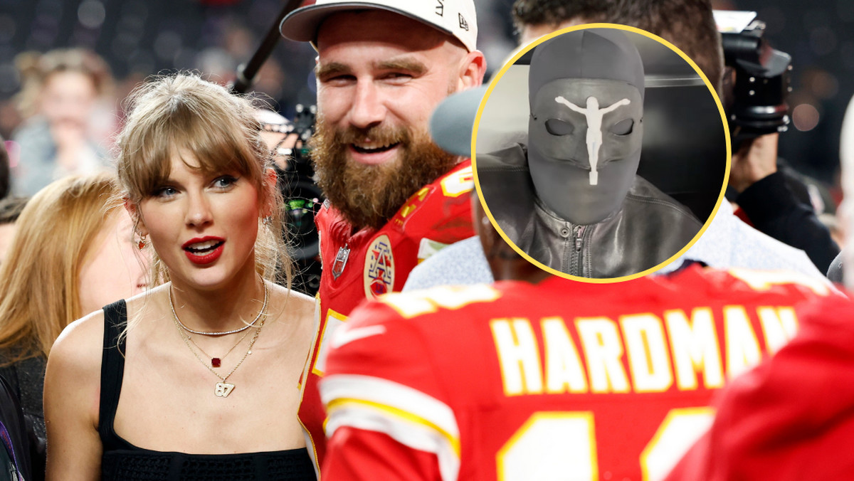 Taylor Swift, Travis Kelce i Kanye West na Super Bowl 2024