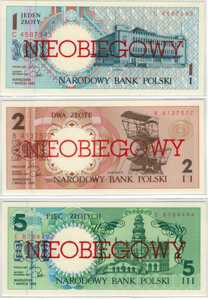 Polskie historyczne banknoty - autor: zbiory Justyny i Damiana Okrętów