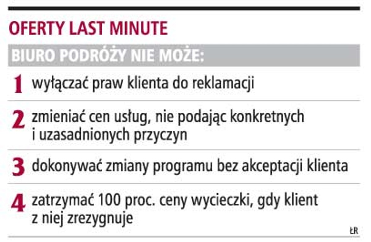 Oferty last minute