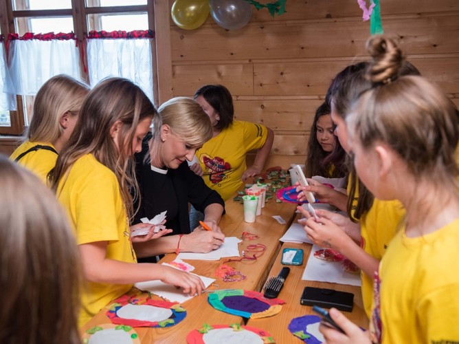 Agata Kornhauser-Duda na 'Wakacjach z muszkieterami'