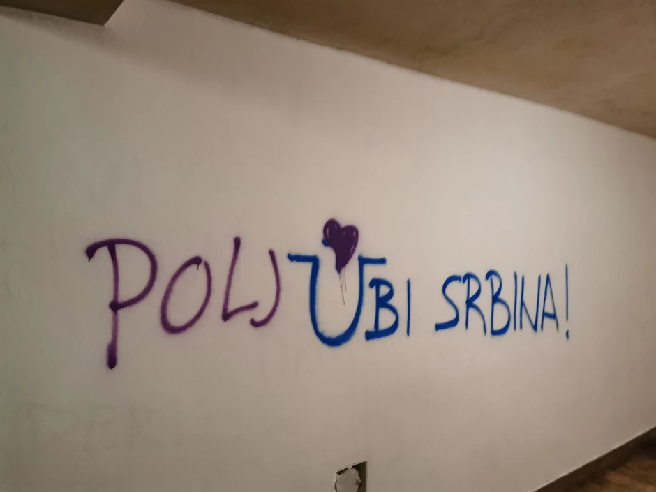 Novi prepravljen grafit u Zadru