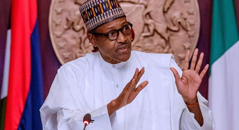 President Muhammadu Buhari meets Labour Leaders in Abuja/Twitter-@AbbaAudu01