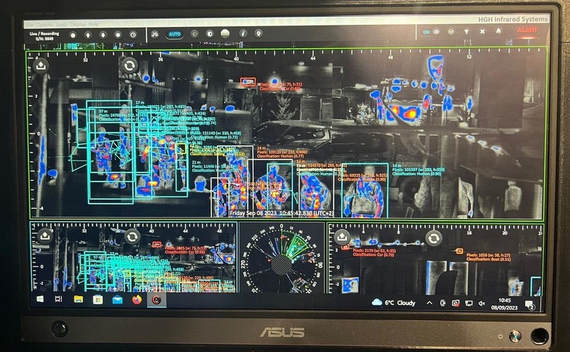 Straż Graniczna wykorzystuje termowizję do namierzania ludzi nielegalnie przekraczających granicę Polski