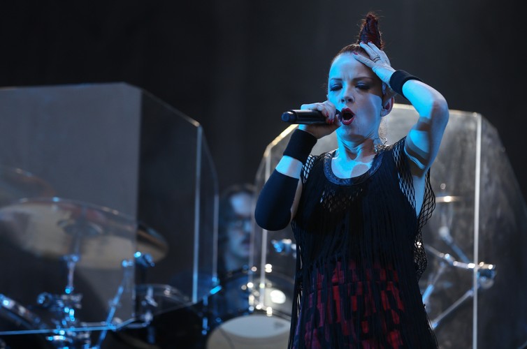 Shirley Manson i Garbage na Orange Warsaw Festival 2012