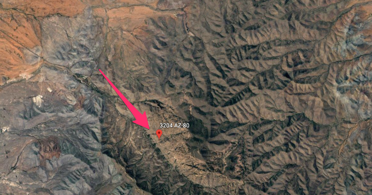 A 'cave house' blasted into the side of a mountain in Arizona is on the