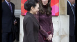 Księżna Kate i żona prezydenta Chin