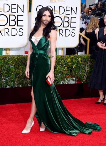 Conchita Wurst na gali Złotych Globów 2015