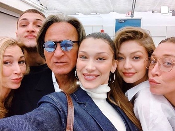 Mohamed Hadid sa svojom decom