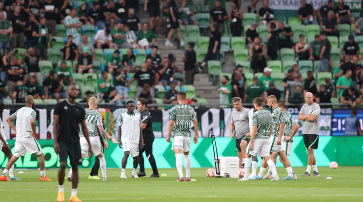 A Ferencváros készen áll a Bajnokok Ligája negyedik körére. Ehhez az azeri Qarabag csapatát kell legyőzni kedd este / Fotó: Czerkl Gábor