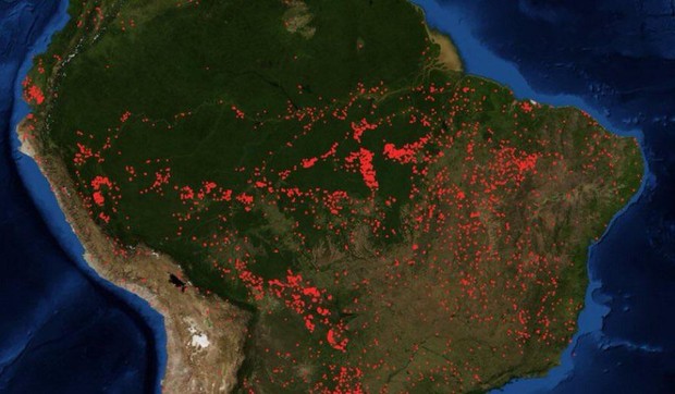 Amazonija, požari, Brazil