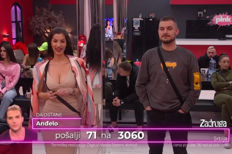 Milana Šarac Mimas i Nikola Grujić Gruja (Foto: Screenshot TV Pink)