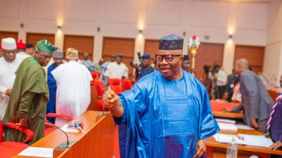 Senate President, Godswill Akpabio. [Facebook:Godswill Obot Akpabio]