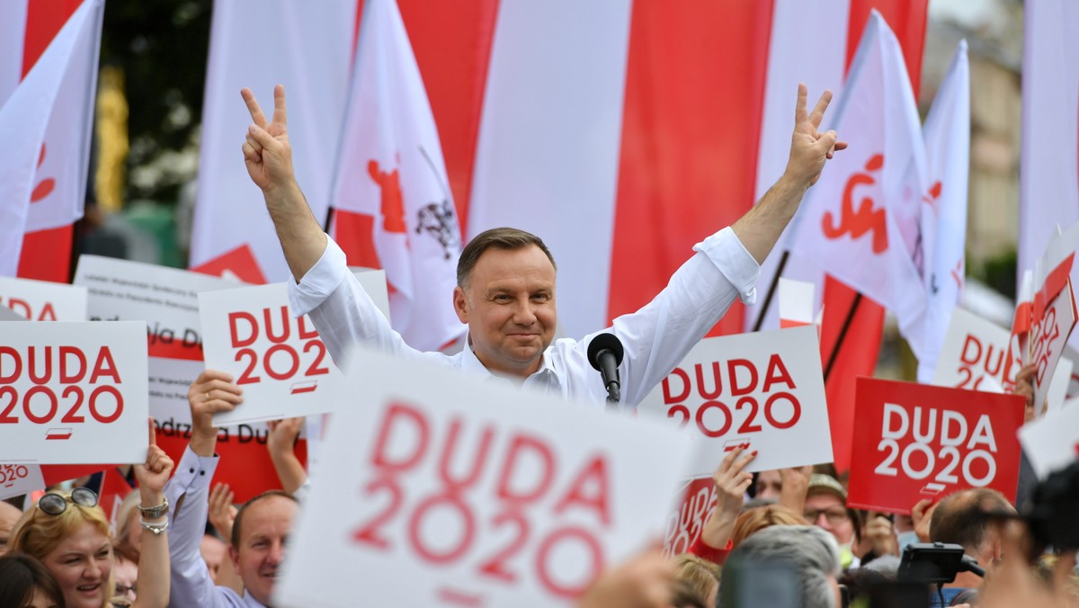 Andrzej Duda na wiecu w Lublinie