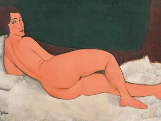 Amedeo Modigliani - "Nu couché" (sur le côté gauche). Sprzedany za 157 159 000 dol.