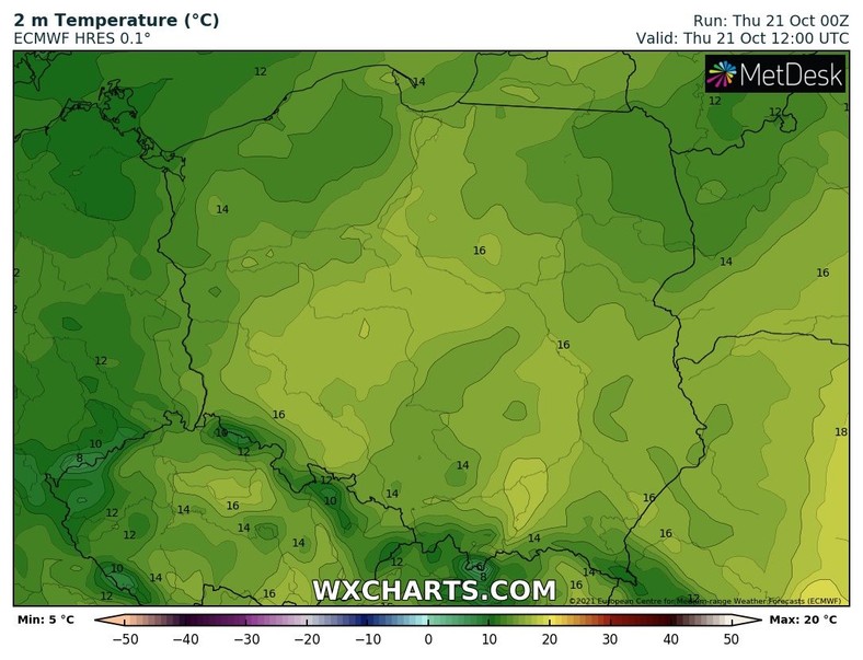 Temperatura pozostanie jeszcze dość wysoka