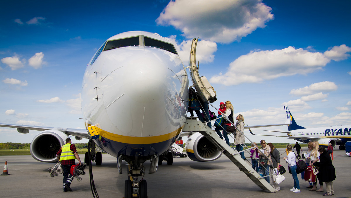 40 osób nie odleciało z Modlina do Eindhoven samolotem Ryanair