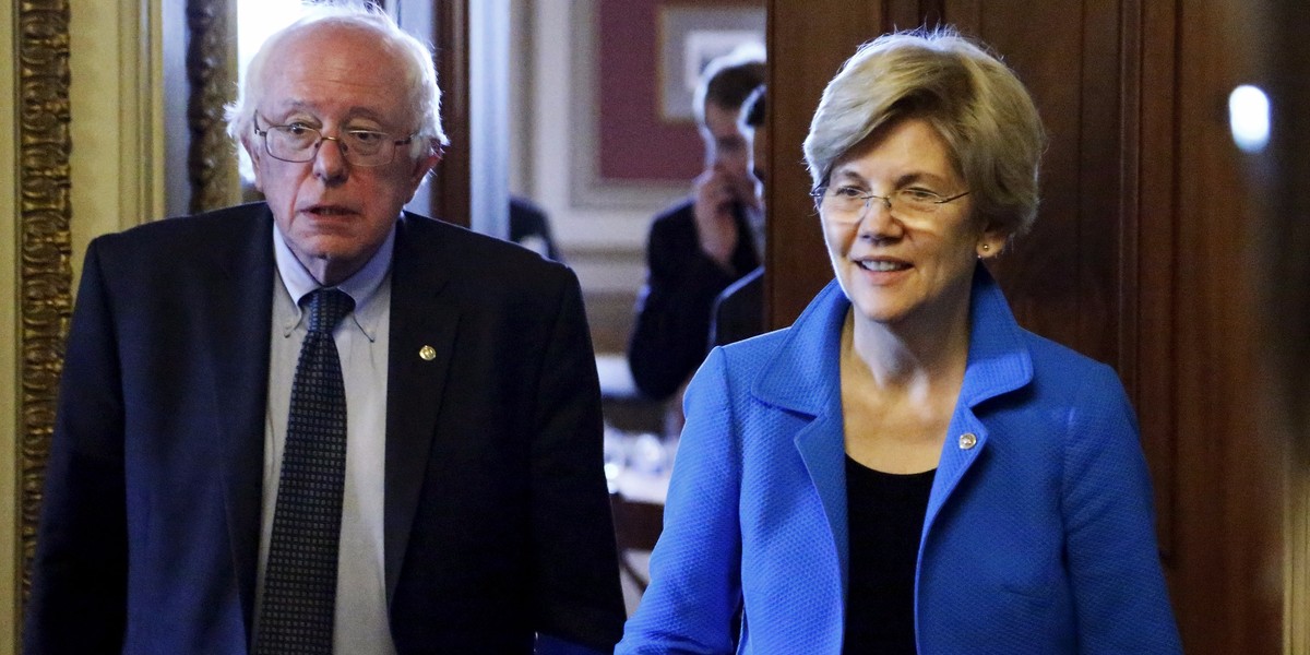 Bernie Sanders and Elizabeth Warren scorch Trump's Treasury secretary as 'hypocrisy at its worst'