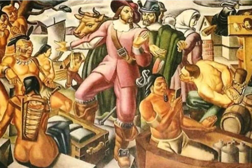 The picture was painted by Umberto Romano in 1937.